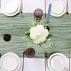 Balinese Pleated Fabric Table Flag Bohemian  Pleated Wedding Table Flag Tablecloth Banquet Decoration
