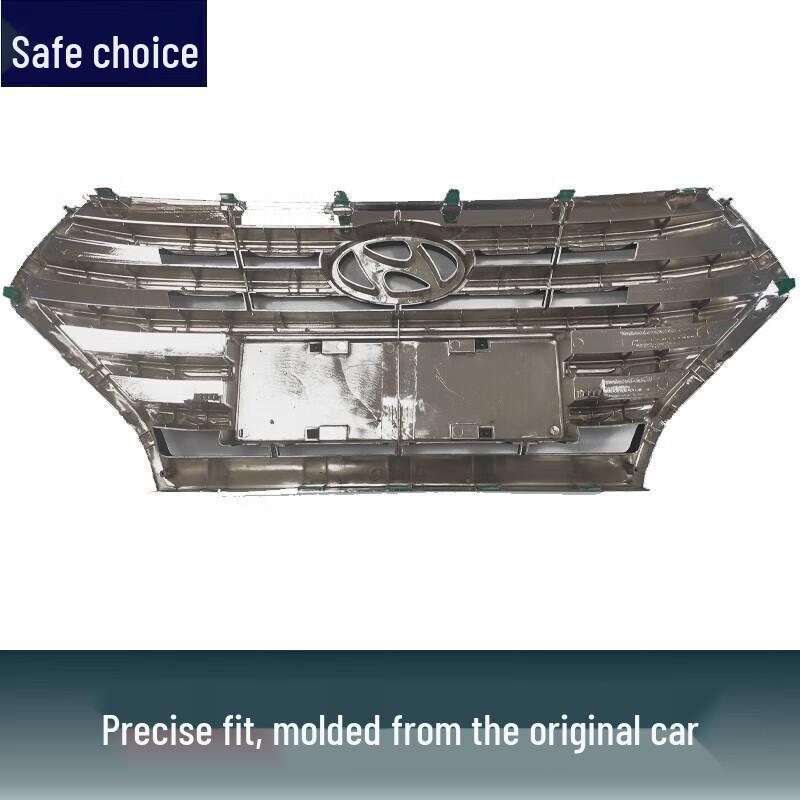 Fits 2017-2020 Hyundai Elantra Grille High/Low Trim Mesh Front Bumper Ventilation.