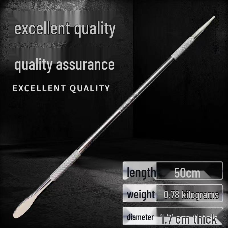 

Chrome Vanadium Steel Pry Bar: High Hardness Flat Head Tire Lever for Trucks and Cars