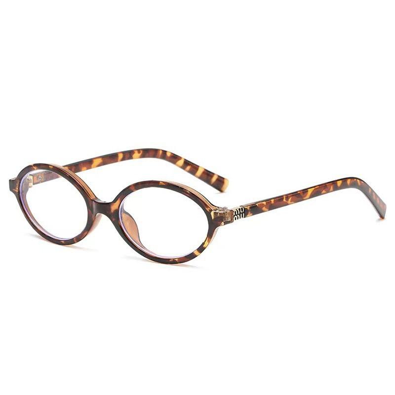 Oval Frame Nerd Fashion Trend Ultra-Light Portable Comfortable Compact Stylish Elegant Glasses For Women Men