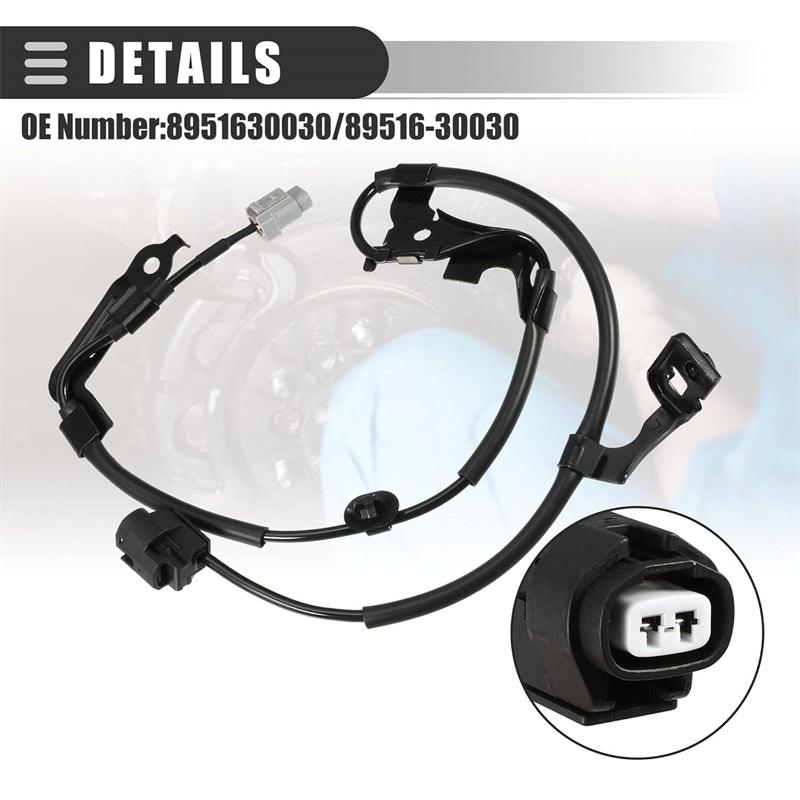 89516-30030 8951630030 Front Left Abs Wheel Speed Sensor For Lexus Is250 Is300 Is350 Gs350 Gs430 Gs460 Gs450H Skid Control Wire
