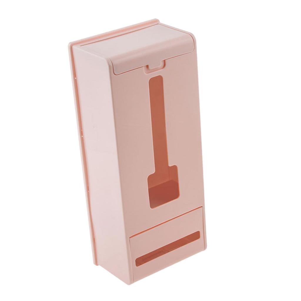 Grocery Bag Holder Container Decoration Trash Organizer for Bedroom Living Room , Pink