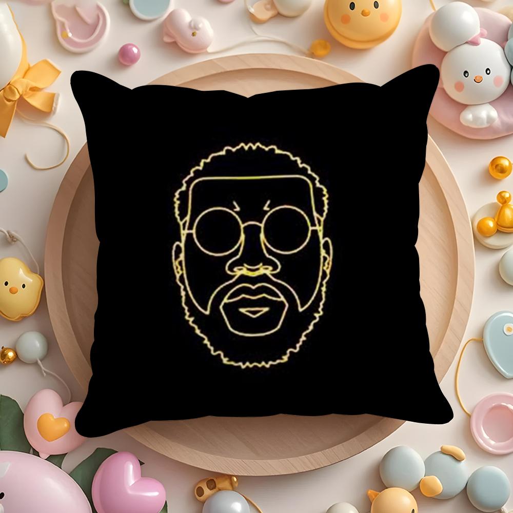 Rapper D-Damso Pillow Case Short Plush Double-Sided Printing Home Machine Washable In Warm Winter Cushion Cover
