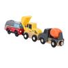 3pcs Magnetic Train Toy Smooth Driving Exquisite Fun Safe Long Lasting Use Locomotive Train Set for