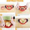 AppleSlicer Stainless Steel Apple CorerpeelerfruitCuttersuper SharpApple Knifemultifunctional KitchenTools