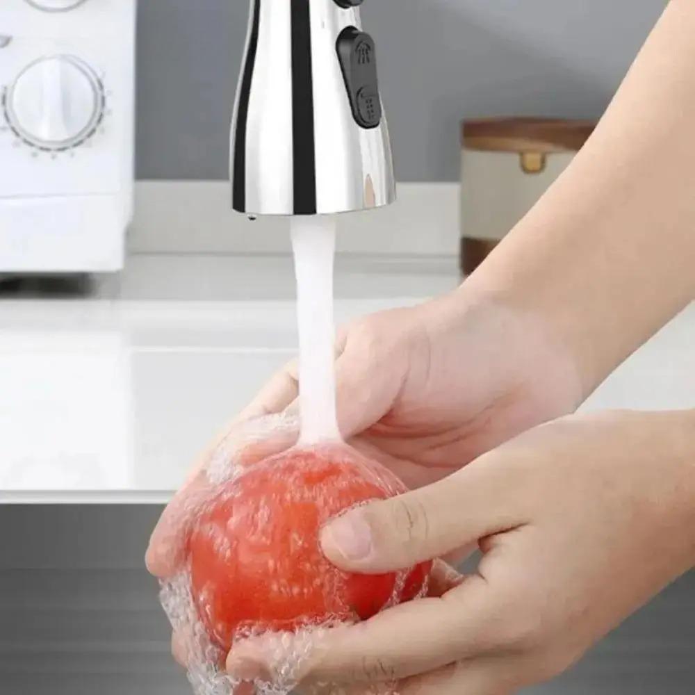 1pc Flexible Kitchen Faucet Sink Mixer Tap Sprayer Head Filtered Water Tap Replaceable Water Tap