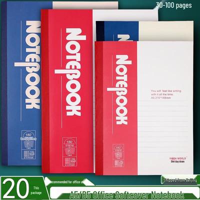 Thickened A5/B5 Softcover Business Notebook for Office Meetings