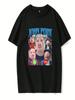 Wounisex Vtipná trička s prasátkem John Pork Volá Odpověz na hovor Telefon Y2k Tričko Gotické Hip Hop Tričko Streetwear Oblečení