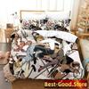 Anime Bungo Stray Dogs Bedding Set Duvet Cover Sheet Printed Bed Set Pillowcase Bed Full Queen King Size Comforter Bedroom