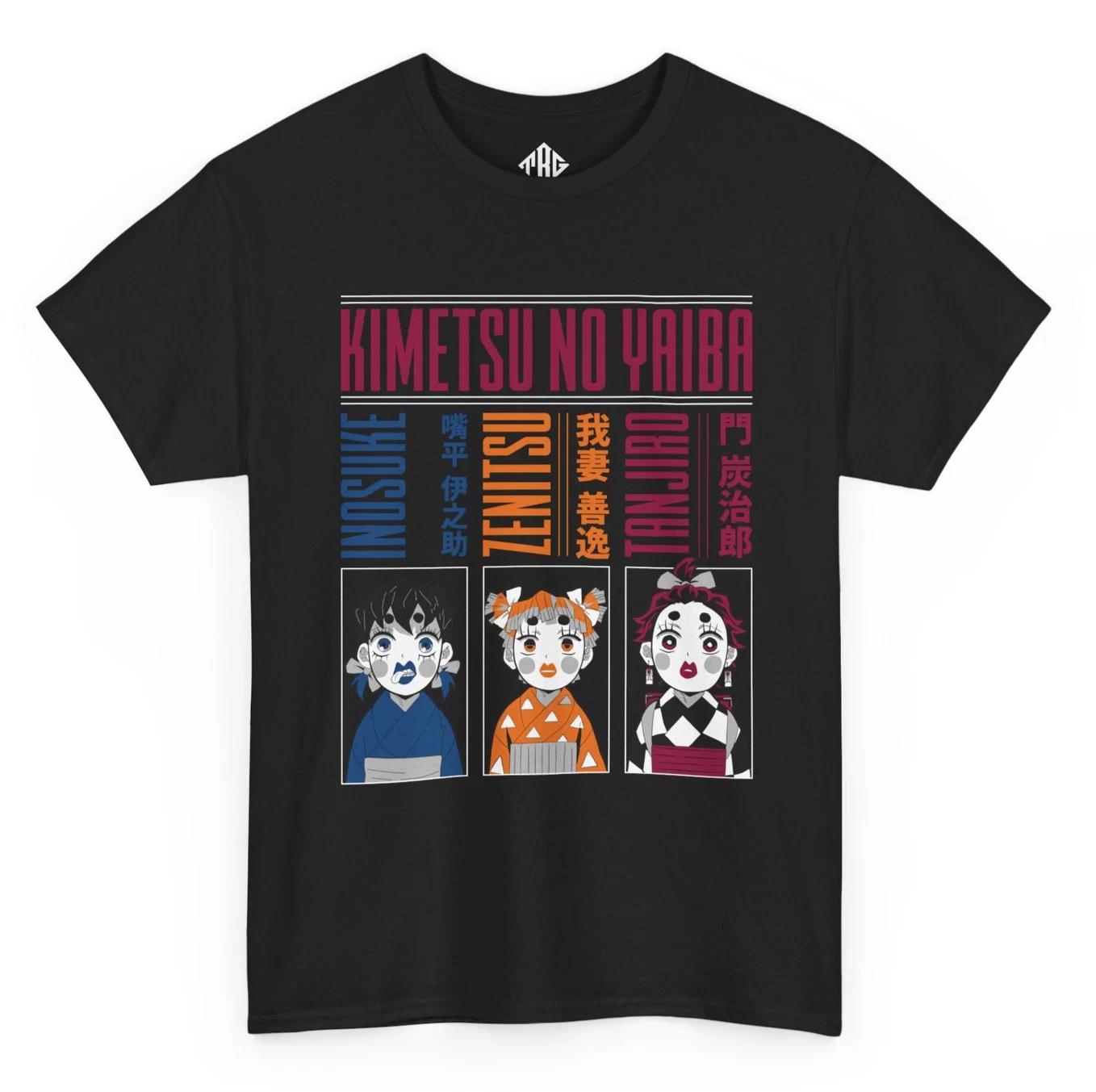 

Anime T-Shirt Style Warrior Team Graphic Tee Inspired Kimetsu No Yaiba Cosplay 4XL