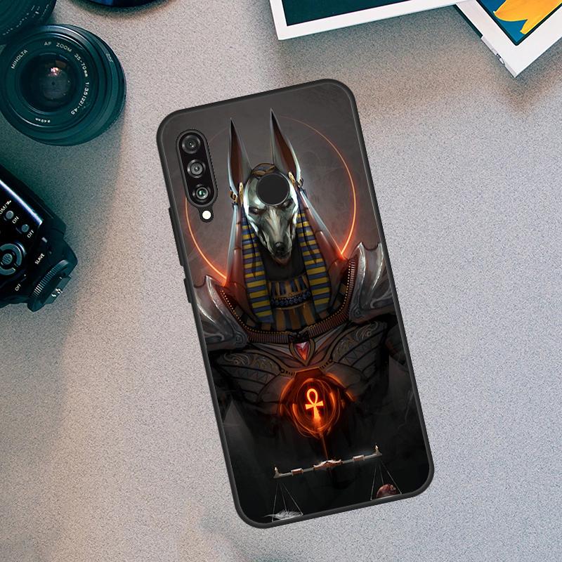 Egypt Nefertiti Anubis Ankh For Huawei Nova 12i 12s 11i 7i 8i Y73 Y70 Y90 Y60 Y72 Y61 Y91 9 10 SE P40 Lite P30 Pro Case