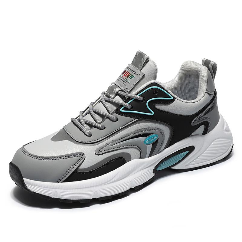 Autumn and winter new casual versatile breathable soft bottom mesh running shoes fashion sports shoes men's shoes