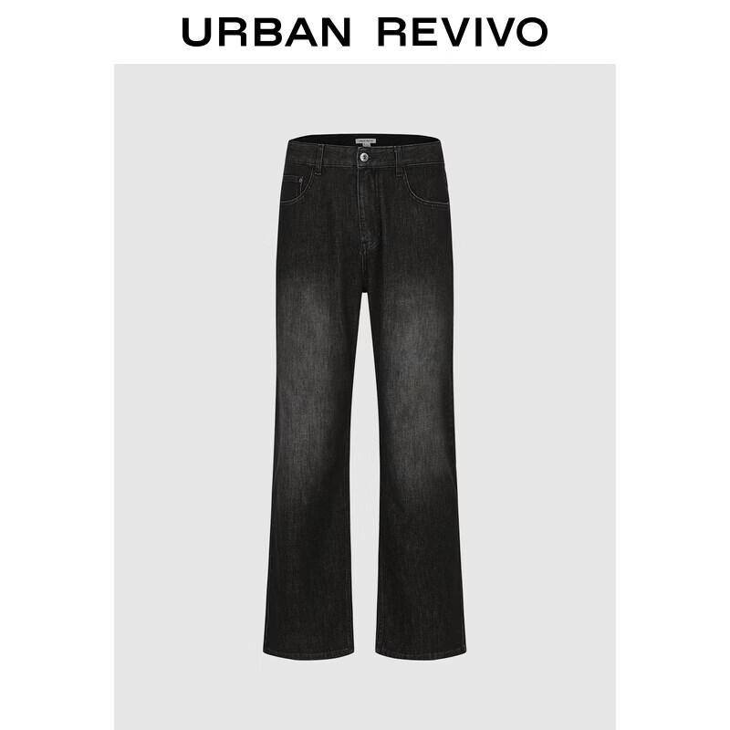 UR2026 Men s Washed Straight-Leg Jeans 32