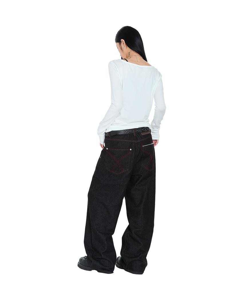 AAKAM Triple Akm Cros2 Long Sleeve (White)
