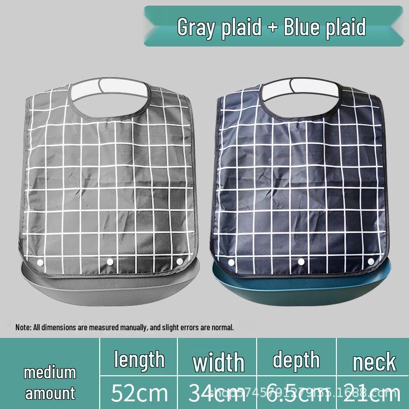 Wasserdichte Esslatz für Erwachsene & Senioren – Große, spezielle Schürzen für Senioren