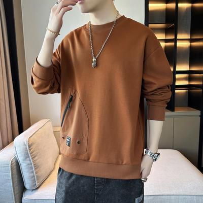 Модний індивідуальний вільний повсякденний пуловер, светр, чоловічий старшокласник, молодший школяр, модний топ, гарний зовнішній вигляд