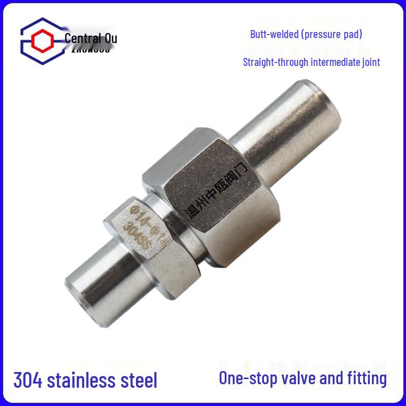 Mydean Stainless Steel Butt-Weld Straight Connector