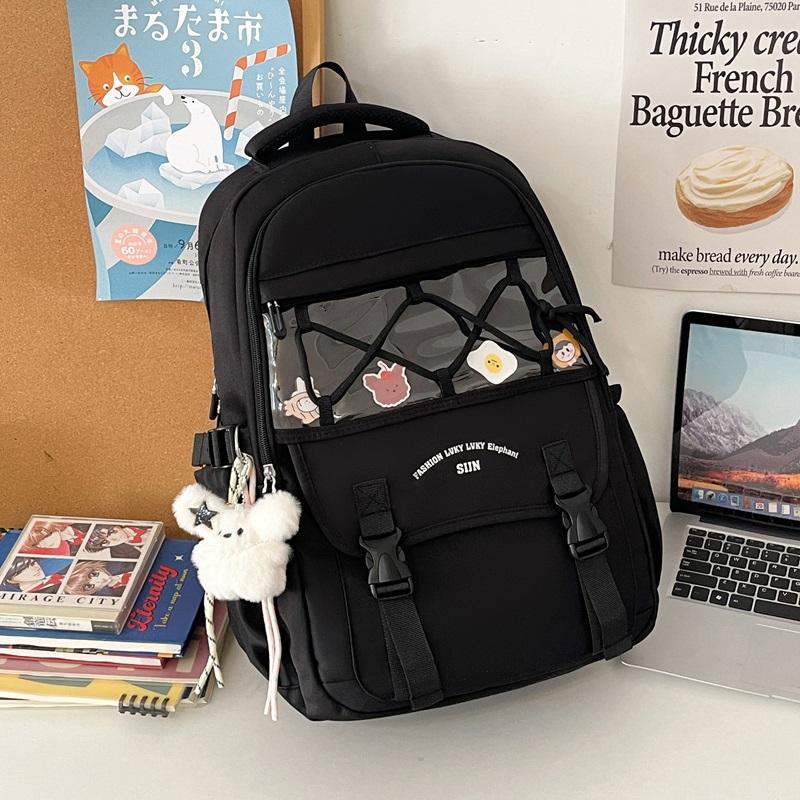 Women's Large Capacity Backpack College Style Student Schoolbag