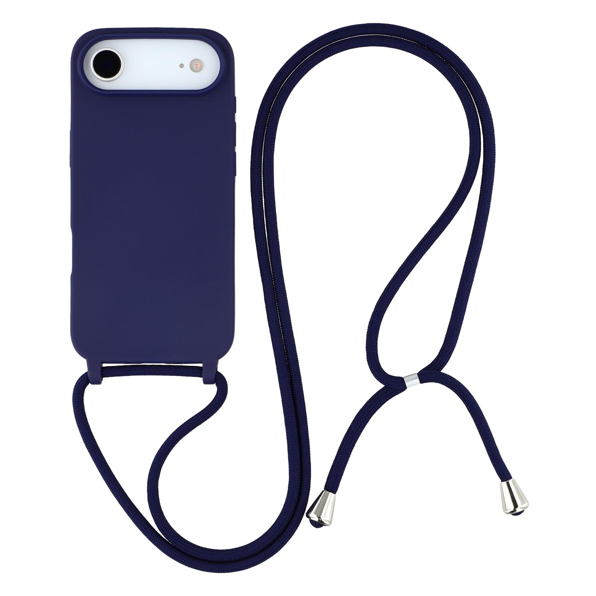 

For iPhone Air Case TPU Soft Shockproof Phone Cover with Adjustable Lanyard G