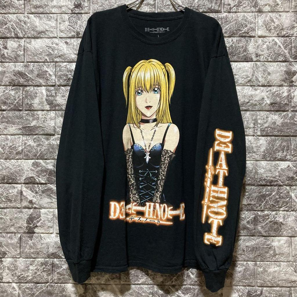 [USED] Rare Death Note Long Sleeve T-Shirt Misa Misa Amane Anime L