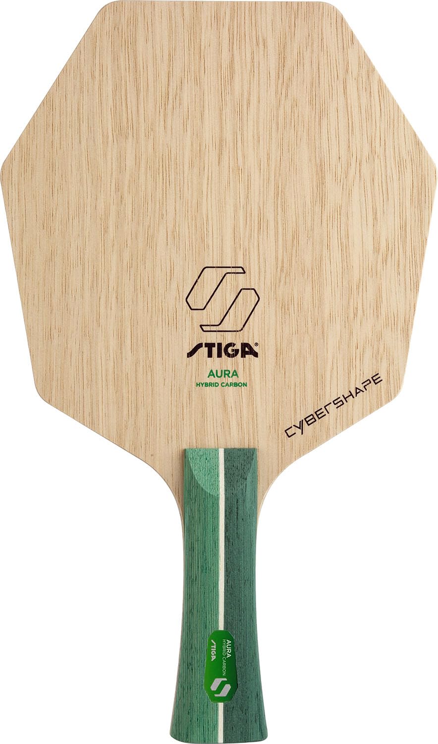 STIGA Cyber Shape Aura Hybrid Carbon Flare Table Tennis Shakehand Racket with Wide Sweet Spot (1602250235)