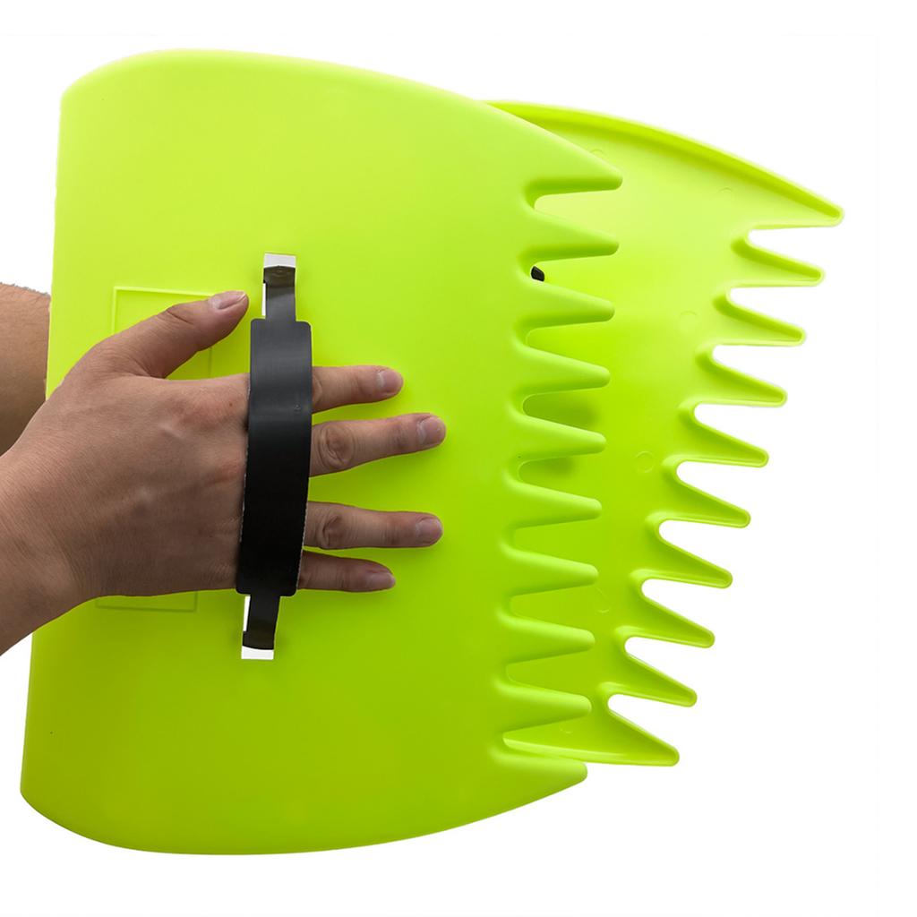 2 Pcs Leaf Scoop Fallen Leaves Grabber Dead Branches Claw Plastic Hand Rake for Garden Lawn