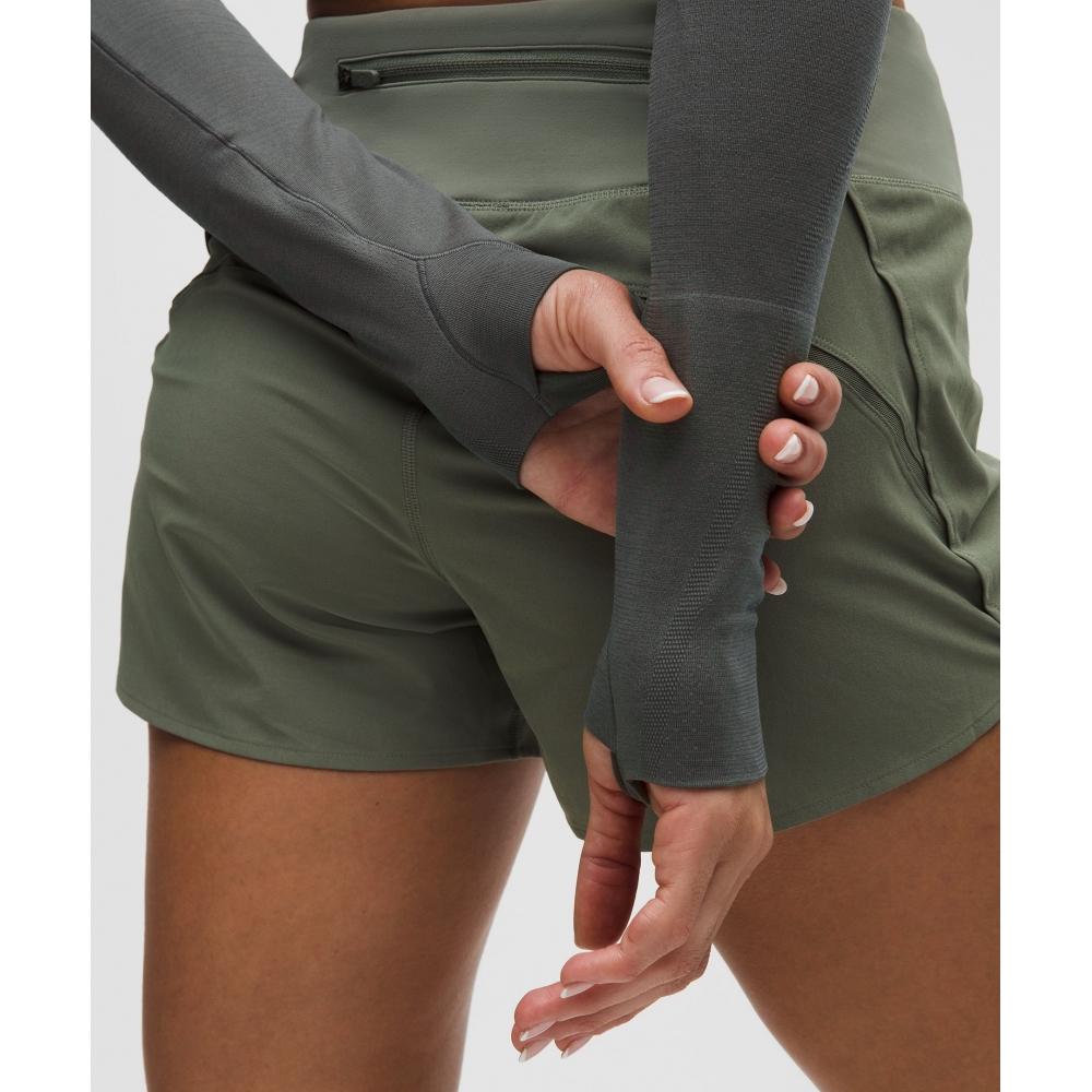 Lululemon Swiftly Tech Cropped Long Sleeve Shirt 2.0 Onyx Grey Onyx Grey