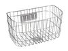 Sentan Wide Bicycle Front Basket with Stainless Steel with Mounting (Sentan Industries) Bottom, Wire, Brackets, SST-C430