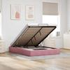 VidaXL Ottoman Bed Frame Without Mattress Pink 140x190 Cm Velvet, Bed Frame, Ottoman Bed Frame, Bed Frame with 3310966
