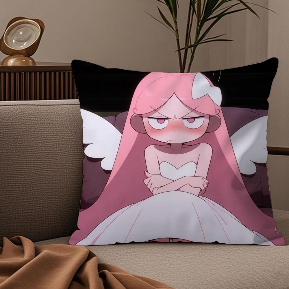 Sisters PFPs Pillow Case Silky Elegant Comfort Sofa Bed Invisible Zipper 30cmx30cm