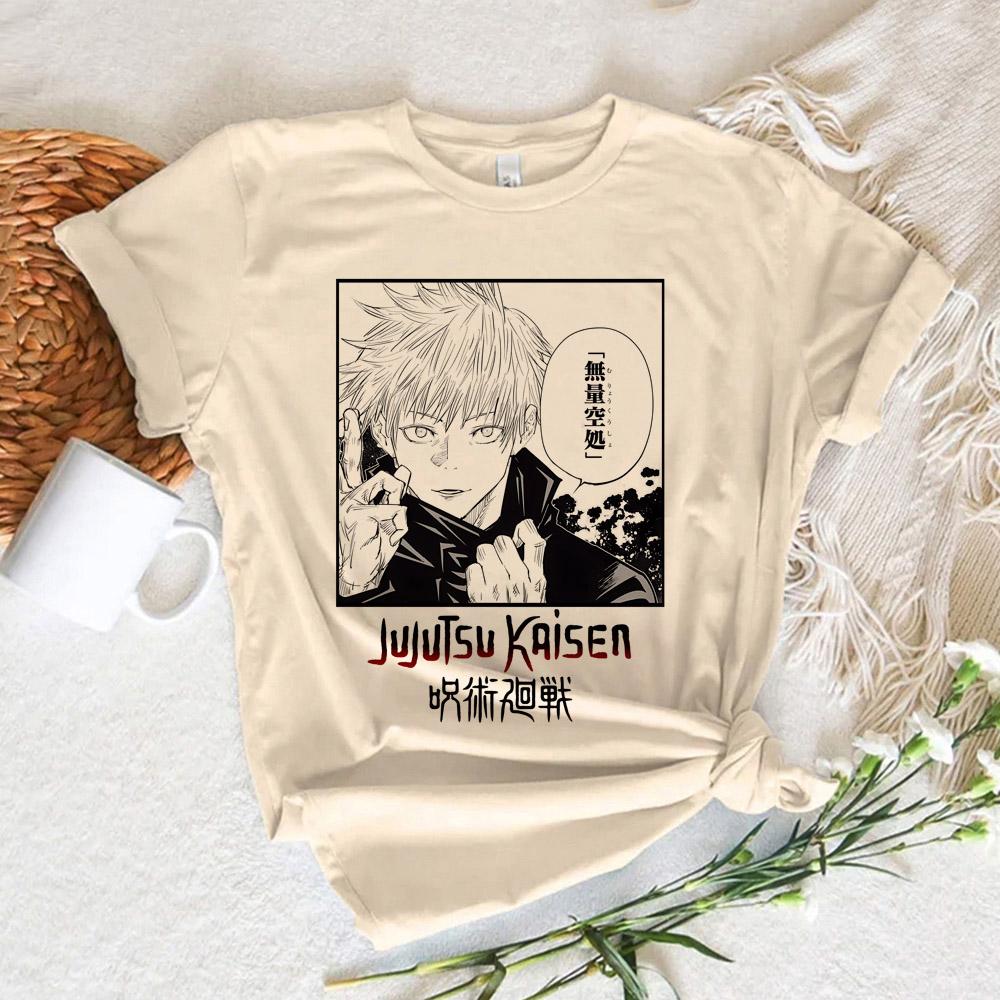 Jujutsu Kaisen T Shirt Anime Cosplay Tees Women Men Grunge Aesthetic Short Sleeve Streetwear Harajuku T-shirt