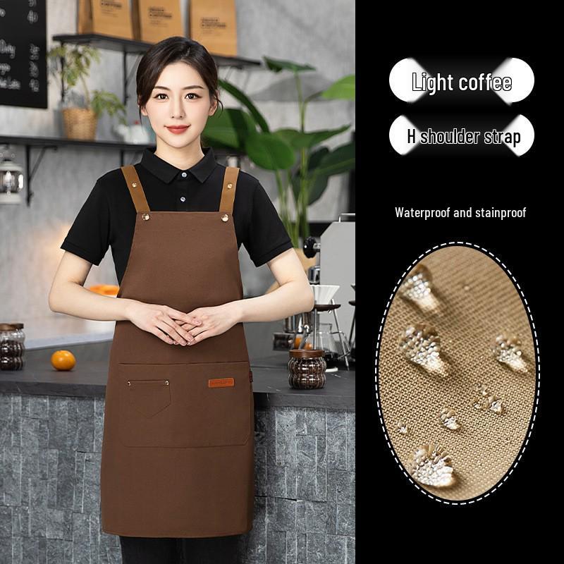 Custom Waterproof & Oilproof Apron - Stain-Resistant Workwear for Kitchen & Advertising Gift