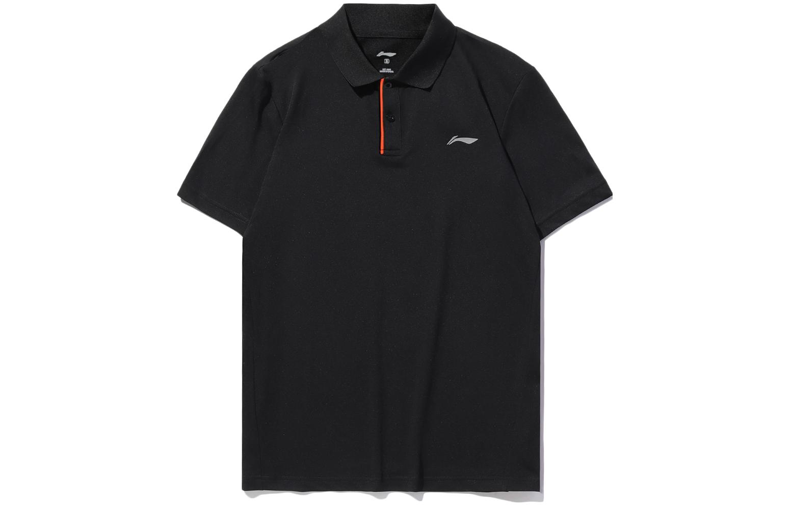 Li Ning Training Series Polo Shirt Men s Black YPLT023-1 L