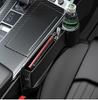 Car Right Seat Side Pocket Organizer Gap Crevice Filler Storage Box w/Cup Holder