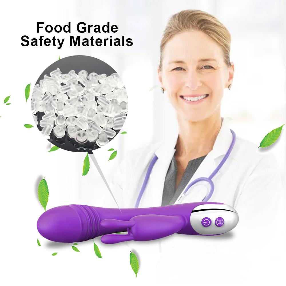 Women Vagina Clitoris Stimulation USB Charge Dildo G Spot Vibrator SexToys for Couples Adults