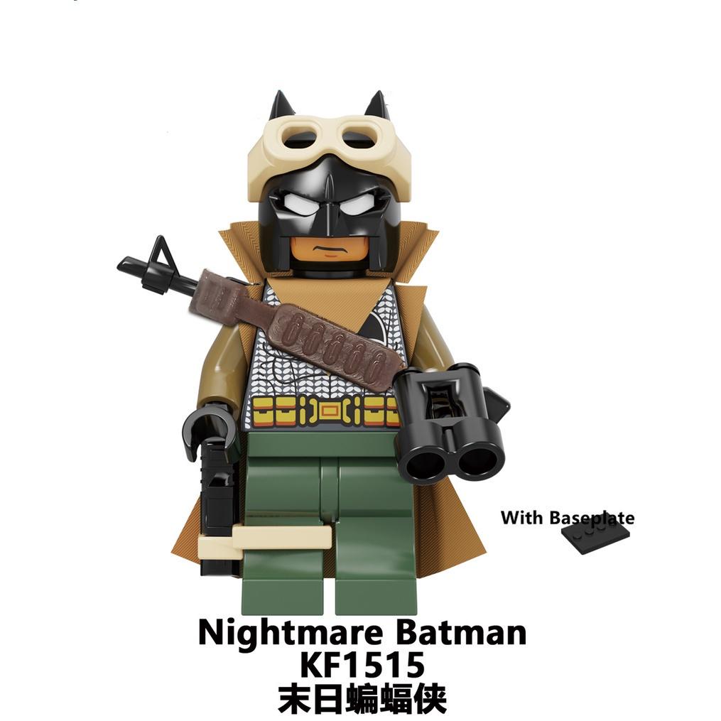 Minifigures Super Heroes Wander Woman The Flash Bat-man Aquaman Building Blocks Toys