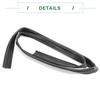 Motoforti Door Window Run Channel Weatherstrip Glass Run Channel Seal Strip for Honda Rear 1 Piece Seal, 2009-2013, Rubber, Left, Black, No.