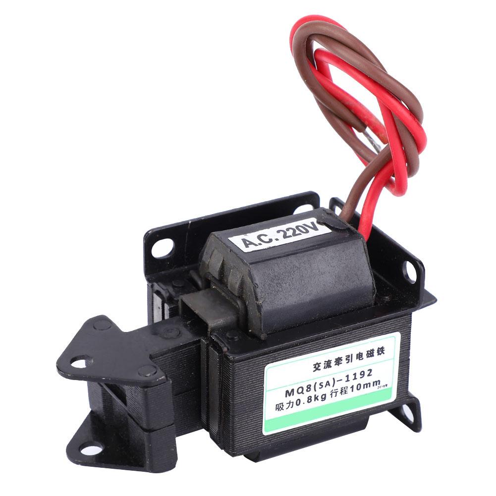 

AC Tractive Magnet High Quality Electromagnet 220VAC 7.9N 10mm Stroke MQ8(SA)1192