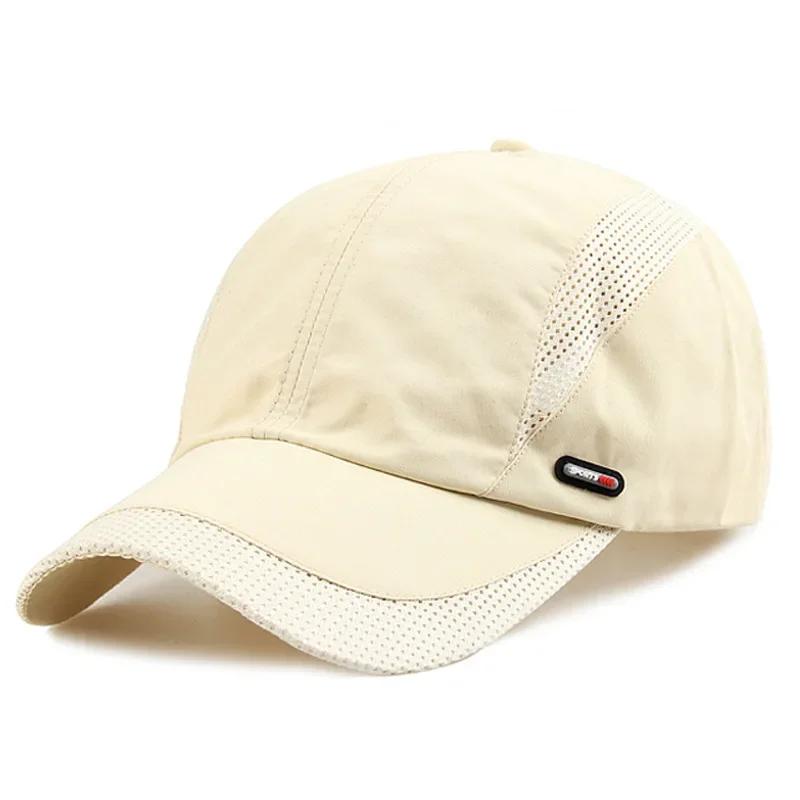 Summer Brand For Men Sports Running Sweat Baseball Cap Male Canada Golf Quick Dry Women Kpop Solid Snapback Be Mesh Hat