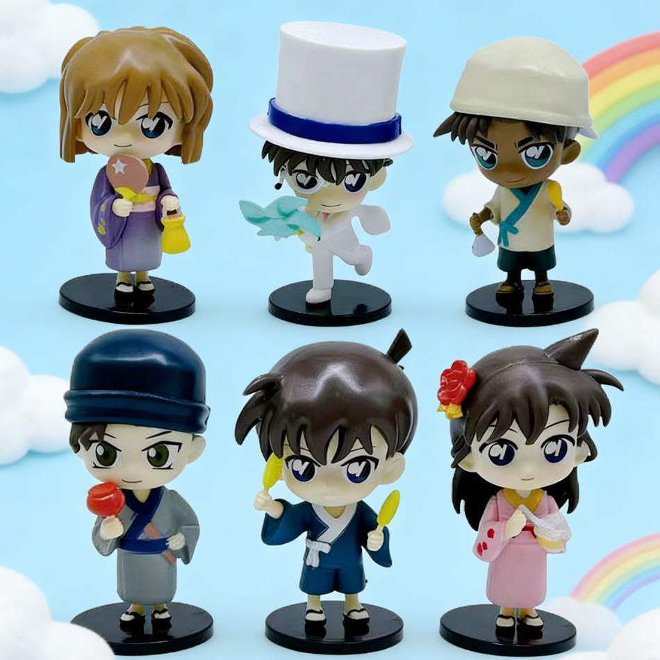 Conan Summer Garden Party Series Mouri Ran Doll Model Surrounding Twisted Egg Doll Machine Trendy Toy Christmas Gift
