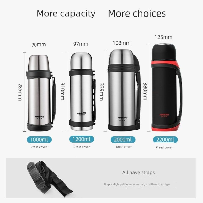 Hals Thermos Thermal Insulation Kettle Large Capacity Thermos Cup Stainless Steel Official Authentic Products