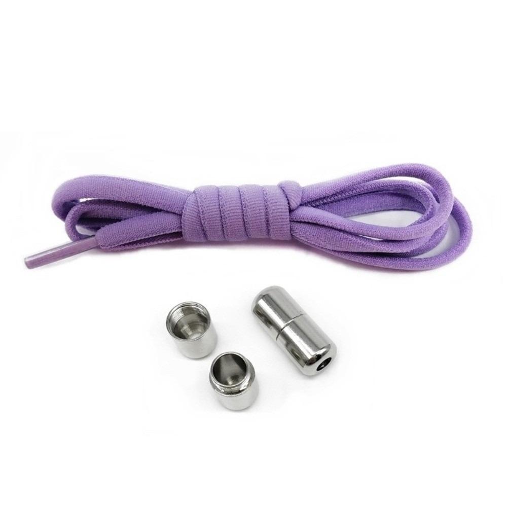 Easy Wear Semicircle No Tie Shoelaces Metal Lock Adjustable Lazy Laces Elastic One Size Fits All Shoe Rope Shoes Accessories