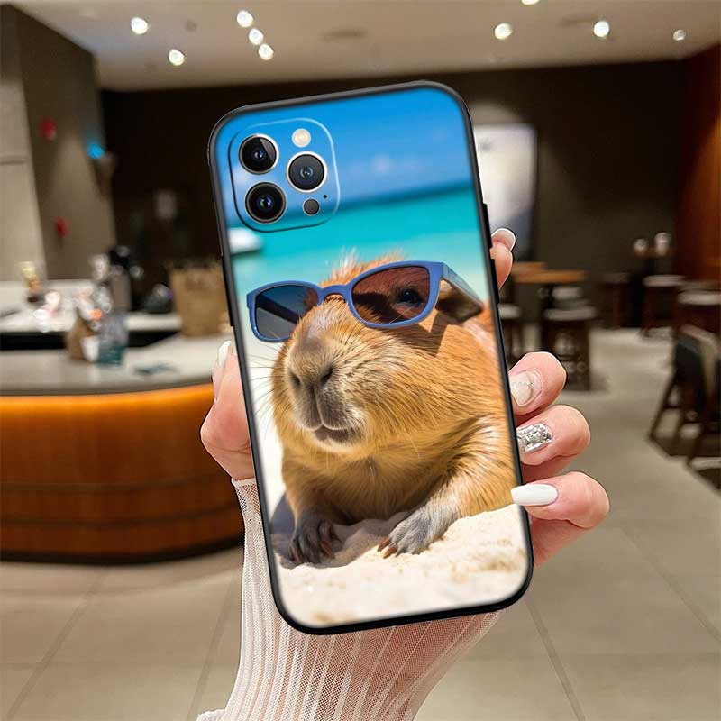 

NH13 Cartoon Capybara Case for Samsung M06 M15 M16 M35 M55 M56 A36 A42 A50 A50S A51 A52 A32 A33 A05 A05S A06 A16 A20 Galaxy M06