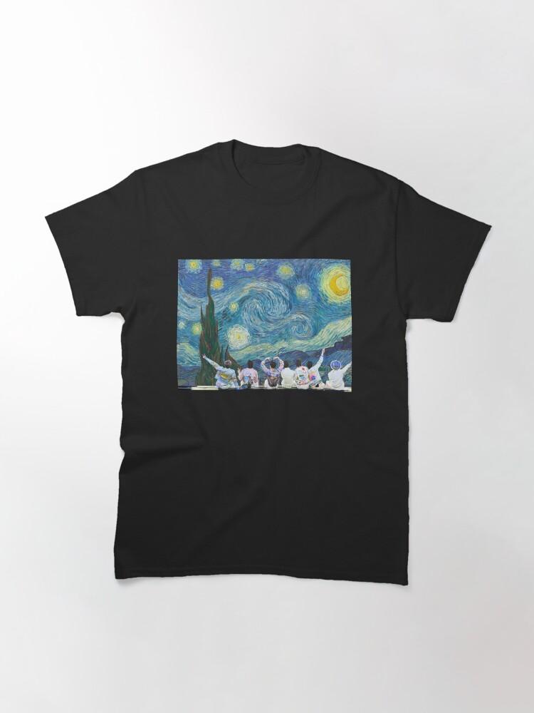 The Starry Night with Classic TShirt 2026 Summer Mens Womens Luxury Fashion Cotton Leisure Street Wear Y2K Oversized Tshirt