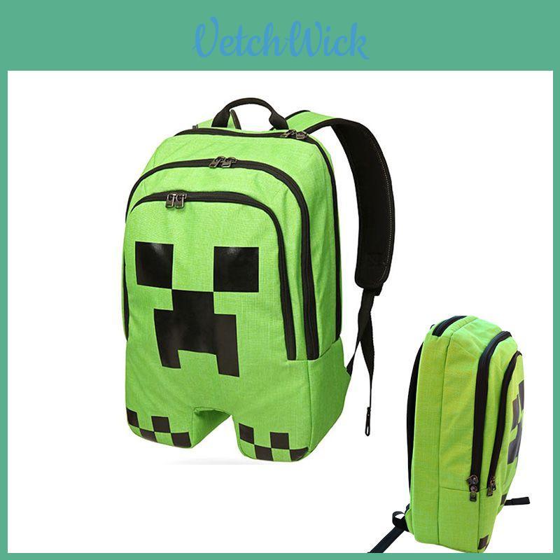 The Ultimate Minecraft Creeper Backpack Large Capacity And Decompression For Comfortable Use