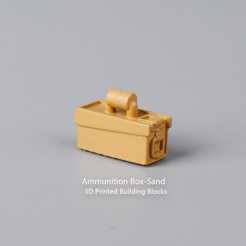 MOC WW2  Green Gas Mask  Military Soldiers Accessories Warfare Motorcycles Ammunition Box Equipment  Bricks Toys Kids Gift