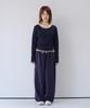 Ohesio Two-Way Straight Pants, Navy