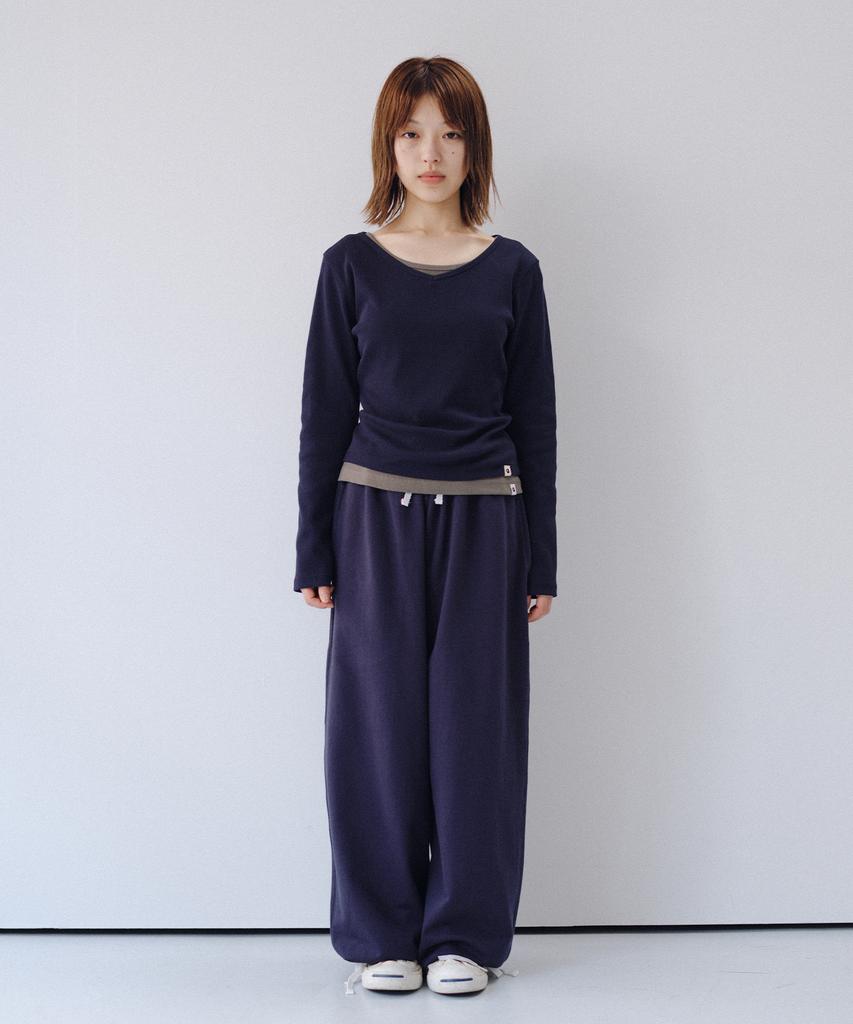 Ohesio Two-Way Straight Pants, Navy