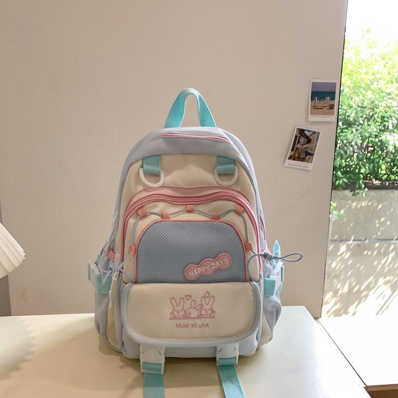 Backpack Academy style contrasting colors new schoolbag lightweight mini backpack niche cute fresh girl back