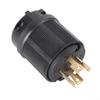 1 enchufe macho NEMA L14-30 de 30 A y 125/250 V para generador con bloqueo